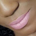 Lips with a lipstick shade